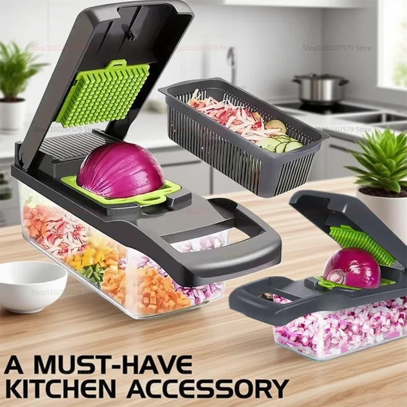 Wielofunkcyjna Krajalnica do Warzyw 14/16w1 – Niezastąpiona Pomoc w Twojej Kuchni!